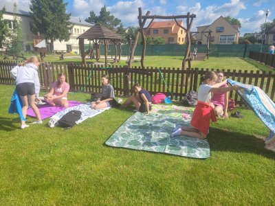 Třídní výlet - koupaliště Blatná