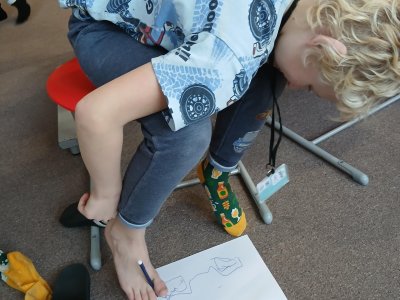 Malujeme nohou  ŠD 5