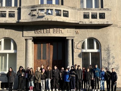 Exkurze 6.A na MěÚ v Březnici v rámci hodin výchovy k občanství